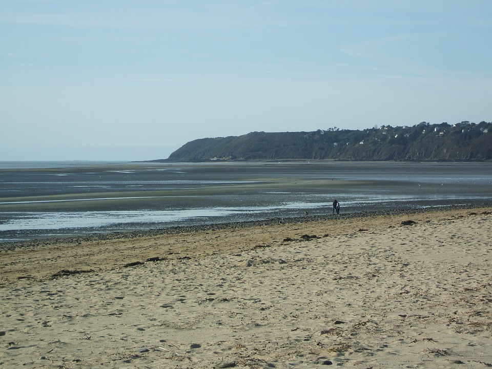 photo plage marée basse